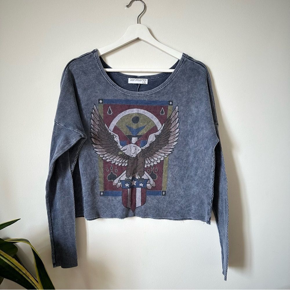 Daydreamer American Eagle Blue Crop Thermal